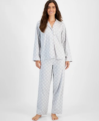 Charter Club Women's 2-Pc. Cotton Flannel Packaged Pajamas Set, Created for Macy's