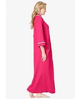 Dreams & Co. Women's Long French Terry Robe