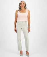 Jm Collection Petite Curvy Straight Leg Pants, & Short, Created for Macy's