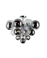 Cwi Lighting Pallocino 10 Light Flush Mount