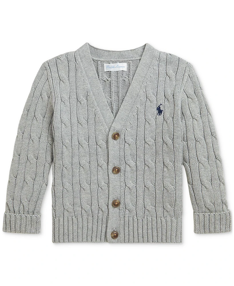 Polo Ralph Lauren Baby Cotton Cable-Knit Cardigan