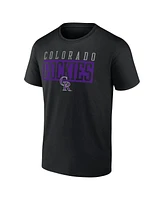 Fanatics Men's Black Colorado Rockies Hard To Beat T-Shirt