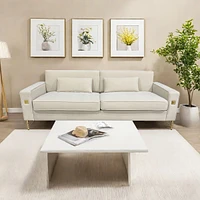 Streamdale Furniture Luxurious and Cozy Plush Sofa with Removable Cushions for Easy Maintenance