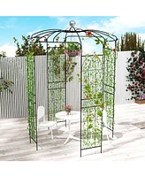 Slickblue Birdcage Shape Gazebo for Climbing Plants and Wedding Ceremony Decoration