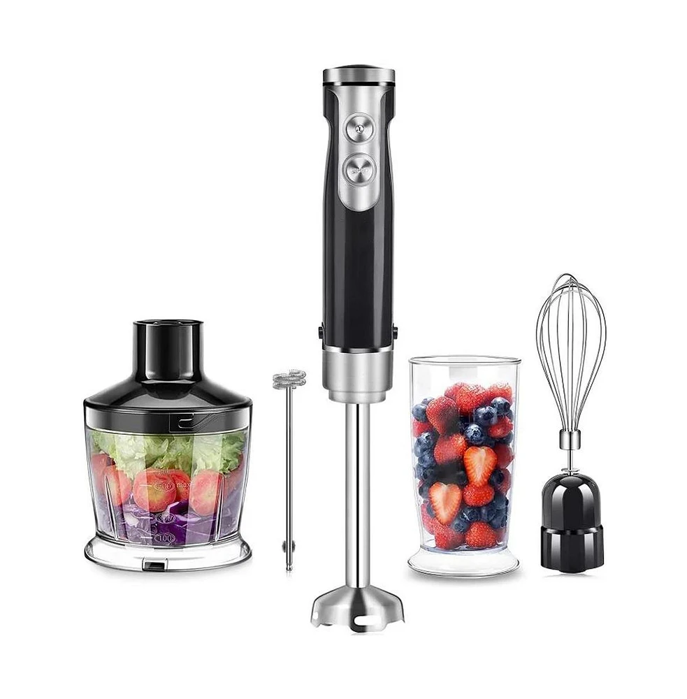 Cowin 5-in-1 Hand Blender Immersion Stick Blender 9 Speed 500W