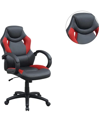 Simplie Fun Gaming Chair with Armrests and Ventilated Back for Maximum Comfort