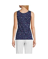 Lands' End Women's Petite Cotton Tank Top