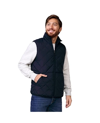 Free Country Men's Atlas Quilted Reversible Sherpa Vest