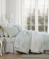 Laura Ashley Heirloom Ditzy Reversible Piece Comforter Set