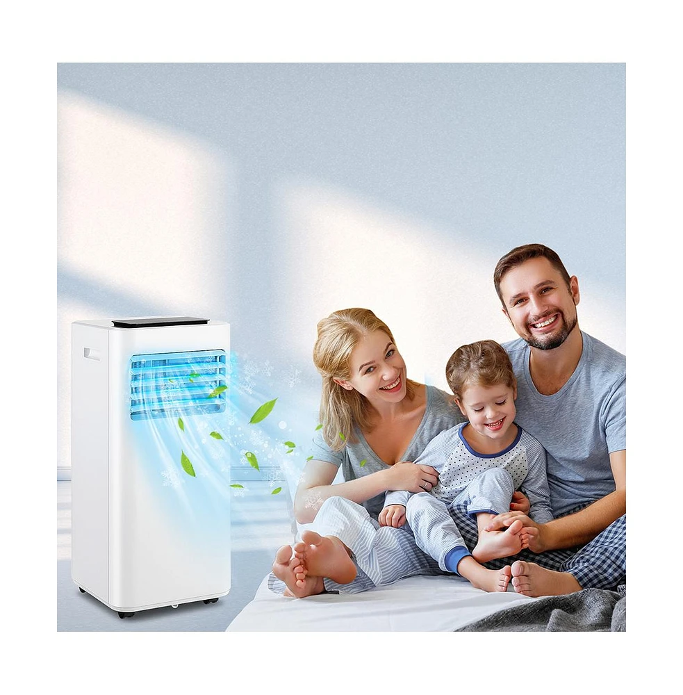 Slickblue Portable Air Conditioner with Fan Dehumidifier Sleep Mode