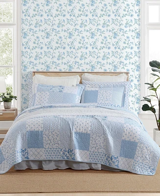 Laura Ashley Colleens Reversible Piece Quilt Set