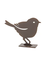 Slickblue Set of 4 Metal Cut Out Bird Figurines