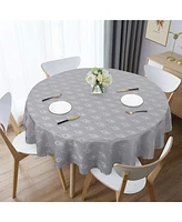 Caromio Jacquard Fabric Tablecloth 70" Round