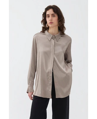 Nocturne Women's Draped Shirt