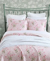Laura Ashley Veronicas Bouquet Reversible Piece Quilt Set