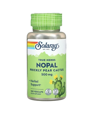 Solaray True Herbs Nopal Prickly Pear Cactus 500 mg