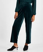 Ak Anne Klein Petite Wide-Leg Pull-On Pants
