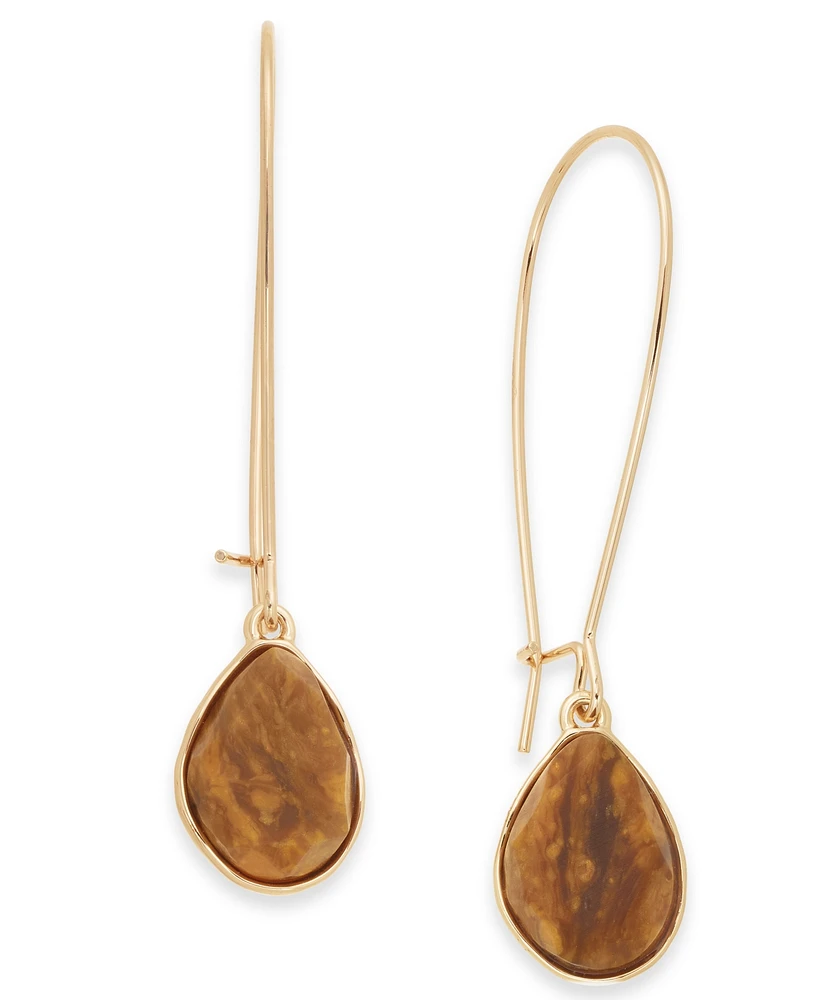 Style & Co Stone Linear Drop Earrings, Created for Macy's