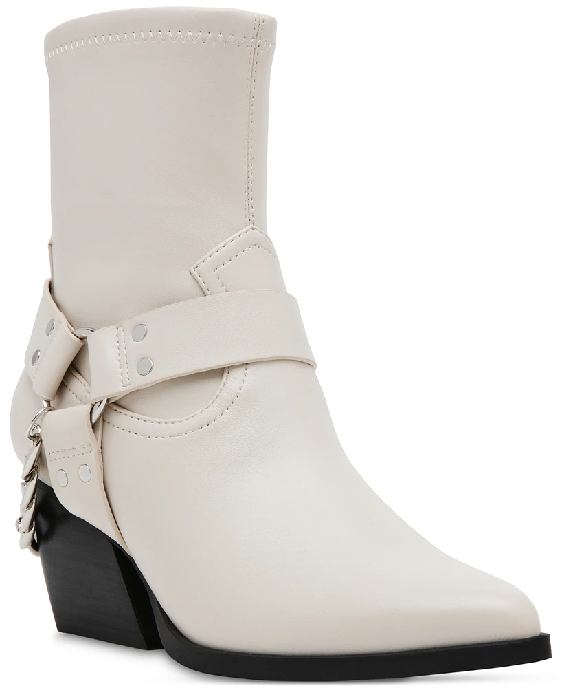 Dv Dolce Vita Women's Keeler Harness Moto Engineer Chain Heeled Boots