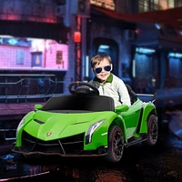 Streamdale Furniture Lamborghini Veneno Electric Ride-On Car Licensed, Rechargeable, Safe with Remote Control