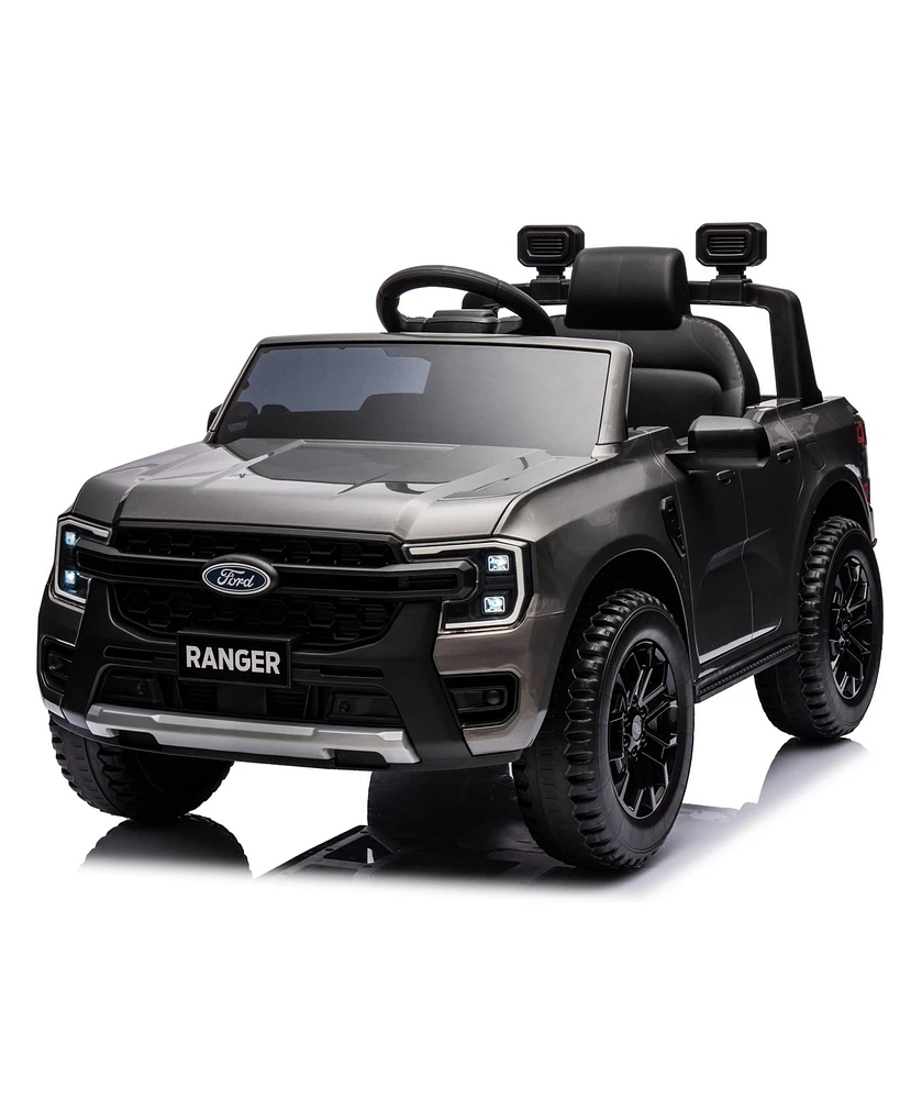 Streamdale Furniture Kids Ride-On Electric Licensed Ford Ranger with Music, Suspension, Remote Control