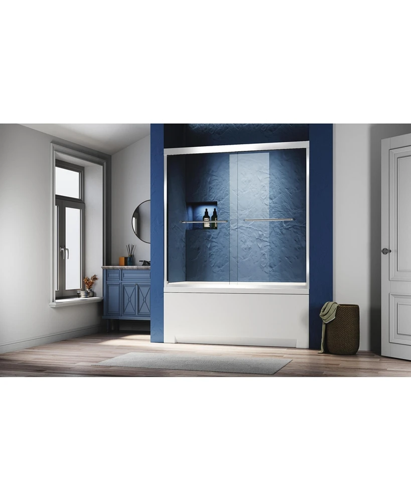 Streamdale Furniture Premium Glass Tub Doors Durable, Smooth-Sliding, Safe Tempered Glass