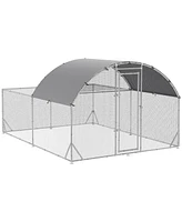 Streamdale Furniture Multipurpose Pet Playpen with Secure Walls, Shady Roof, and Walk-in Design