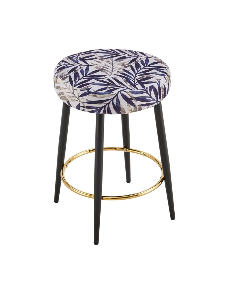 Simplie Fun Modern Kitchen Bar Stools, Chic Dining Chairs with Footrest