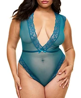 Adore Me Plus Amanda Unlined Bodysuit Lingerie