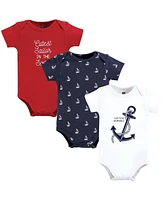 Hudson Baby Boys Cotton Bodysuits