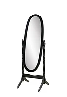Traditional Queen Anna Style Wood Floor Cheval Mirror