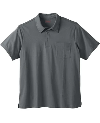 KingSize Big & Tall Heavyweight Jersey Polo Shirt