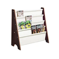 Yescom Kids Book Shelf Sling Storage Rack Organizer Bookcase Display Holder