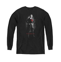 Supergirl Boys Youth Noir Long Sleeve Sweatshirts