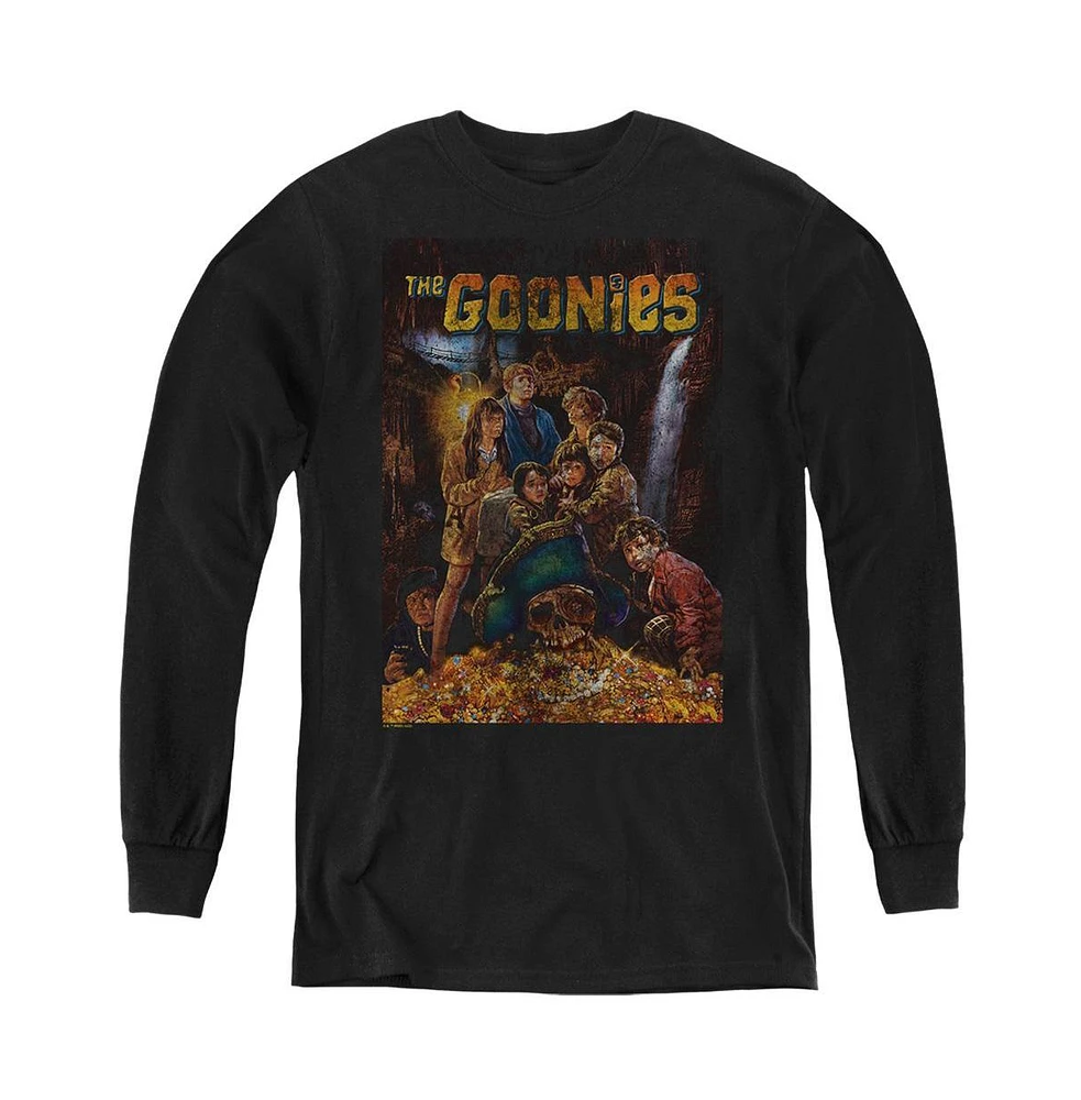 The Goonies Boys Youth Poster Long Sleeve Sweatshirt