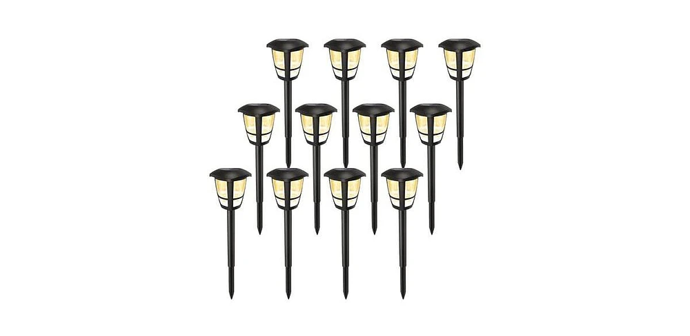 Maggift Solar Pathway Lights: Outdoor, Waterproof - 12 Pack