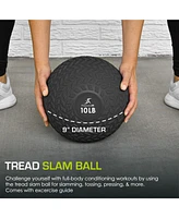 ProsourceFit Tread Slam Ball lb