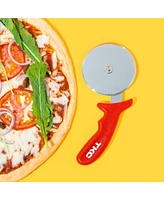 The Kitchen Chef Tkc Kitchen Premium Pizza Cutter - Durable Stainless Steel Pizza Cutter Wheel - Easy-to-Clean, Easy-to-Use Pizza Slicer