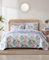 Tommy Bahama Home Island Orchid Reversible Piece Quilt Set