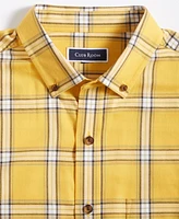 Club Room Men's Caro Plaid Cotton Shirt, Created for Macy's