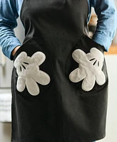 Disney Cotton 5-Piece Oven Mitt Set,White