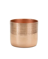 Slickblue Etched Copper Metal Planter (Set of 2)