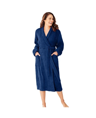 Dreams & Co. Women's Short Terry Robe