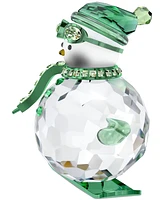 Swarovski Crystal and Gold-Tone Snowman Figurine