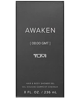 Tumi Men's Awaken [08:00 Gmt] Hair & Body Shower Gel, 8 oz.