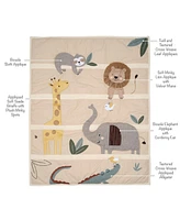 Lambs & Ivy Jungle Story 3-Piece Infant Safari Tan Baby Crib Bedding Set