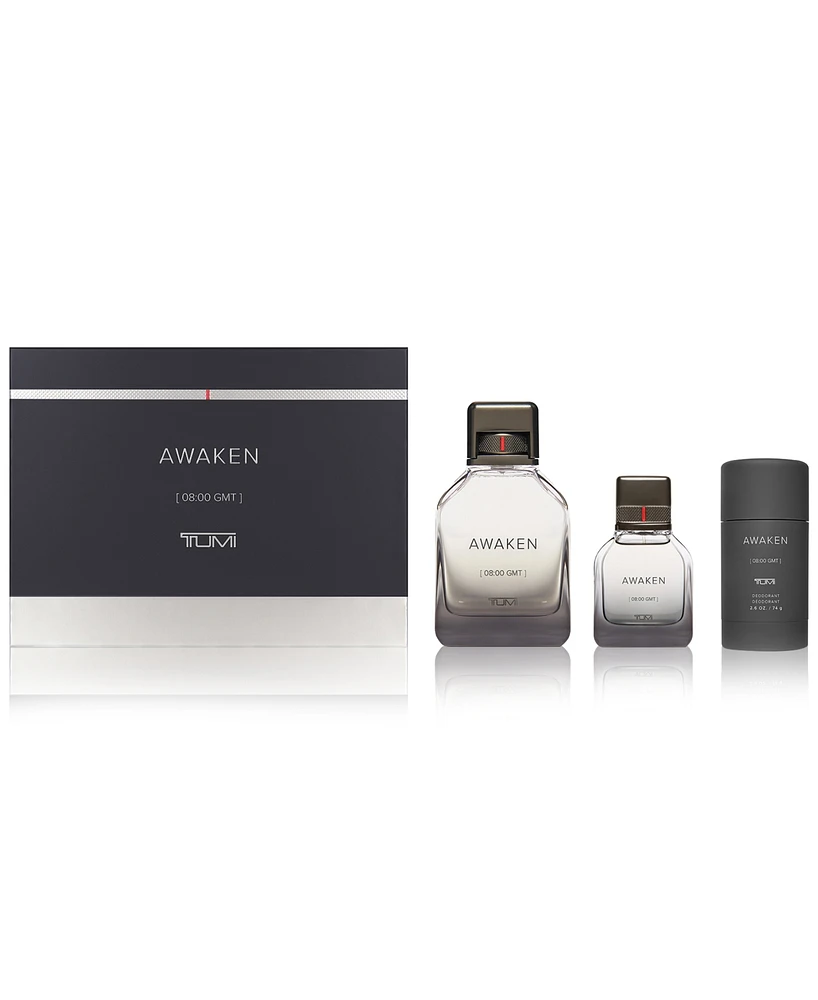 Tumi Men's 3-Pc. Awaken [08:00 Gmt] Eau de Parfum Gift Set