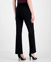 Anne Klein Women's Mid-Rise Extended-Tab Pants