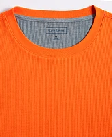 Club Room Men's Thermal Long-Sleeve Ribbed Crewneck Sweater, Created for Macy's