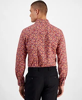 Bar Iii Men's Slim-Fit Perry Floral Dress Shirt, Created for Macy's